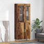 Tall sideboard Aged wood 69.5 x 34 x 180 cm