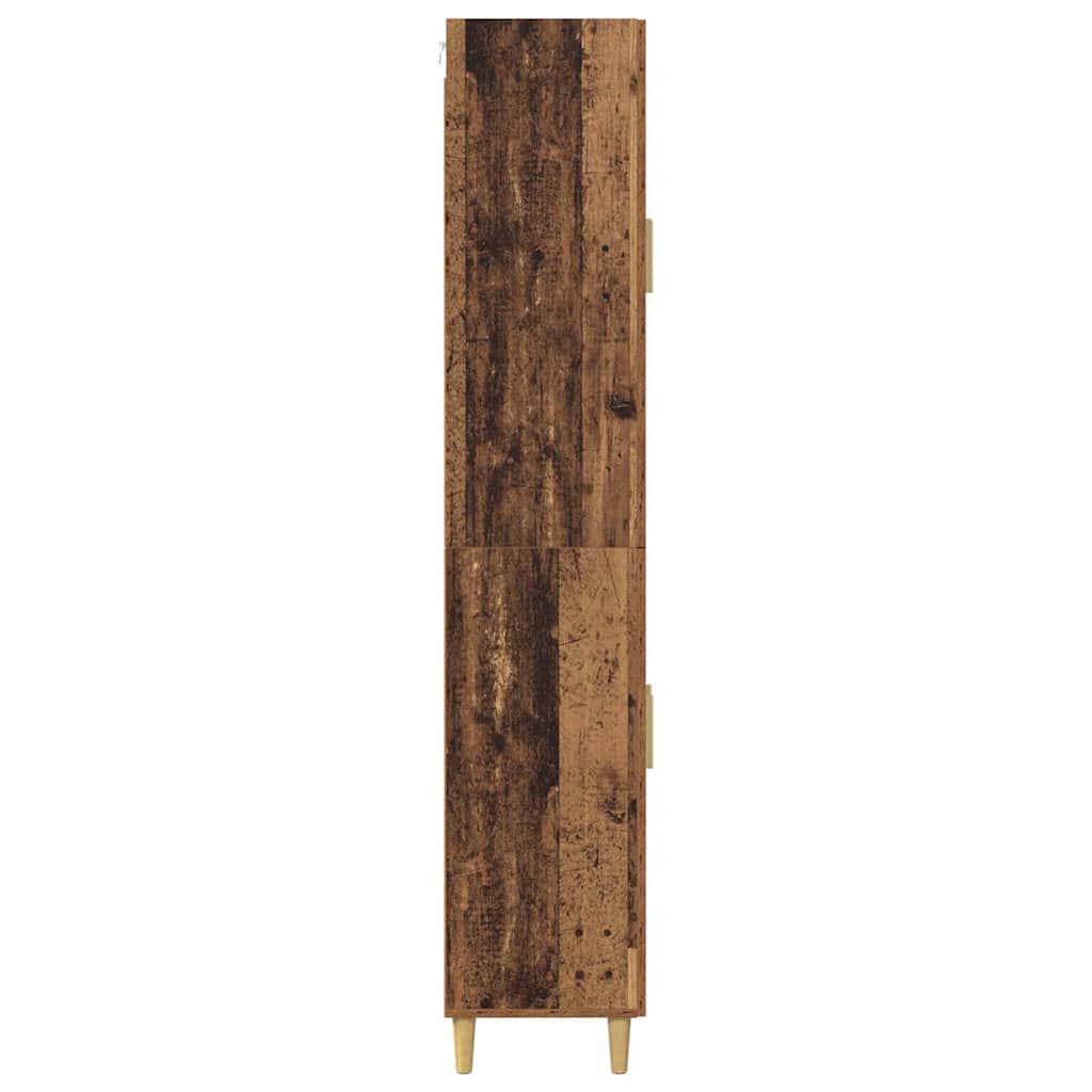 Aparador alto Madera envejecida 69,5 x 34 x 180 cm