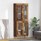 Aparador alto Madera envejecida 69,5 x 34 x 180 cm