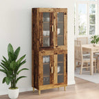 Aparador alto Madera envejecida 69,5 x 34 x 180 cm