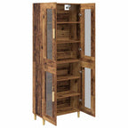 Aparador alto Madera envejecida 69,5 x 34 x 180 cm