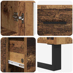 Alacena Madera Vieja 34,5 x 34 x 180 cm Madera contrachapada
