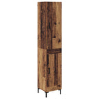 Aparador alto Madera envejecida 69,5 x 34 x 180 cm