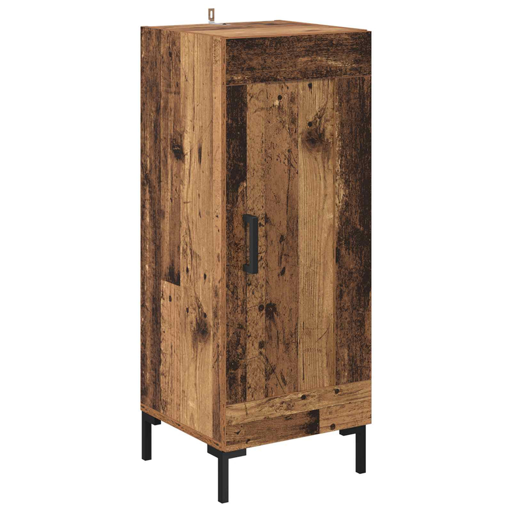 Aparador alto Madera envejecida 69,5 x 34 x 180 cm