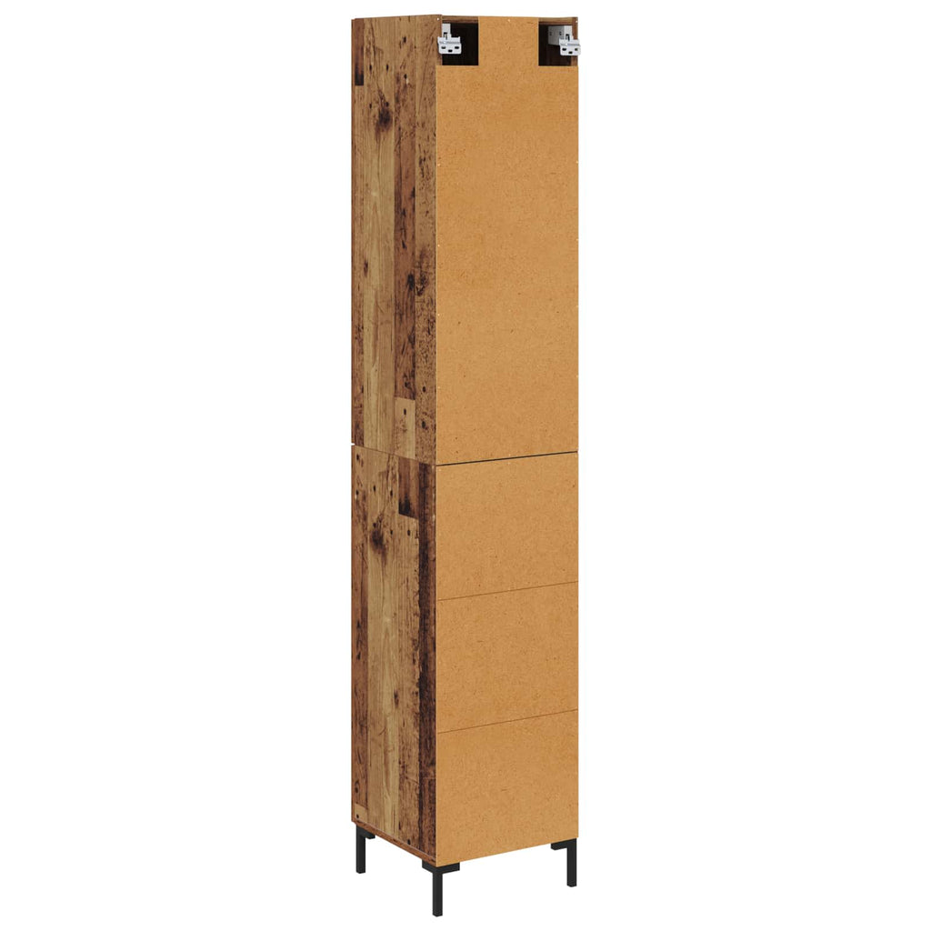 Aparador alto Madera envejecida 69,5 x 34 x 180 cm