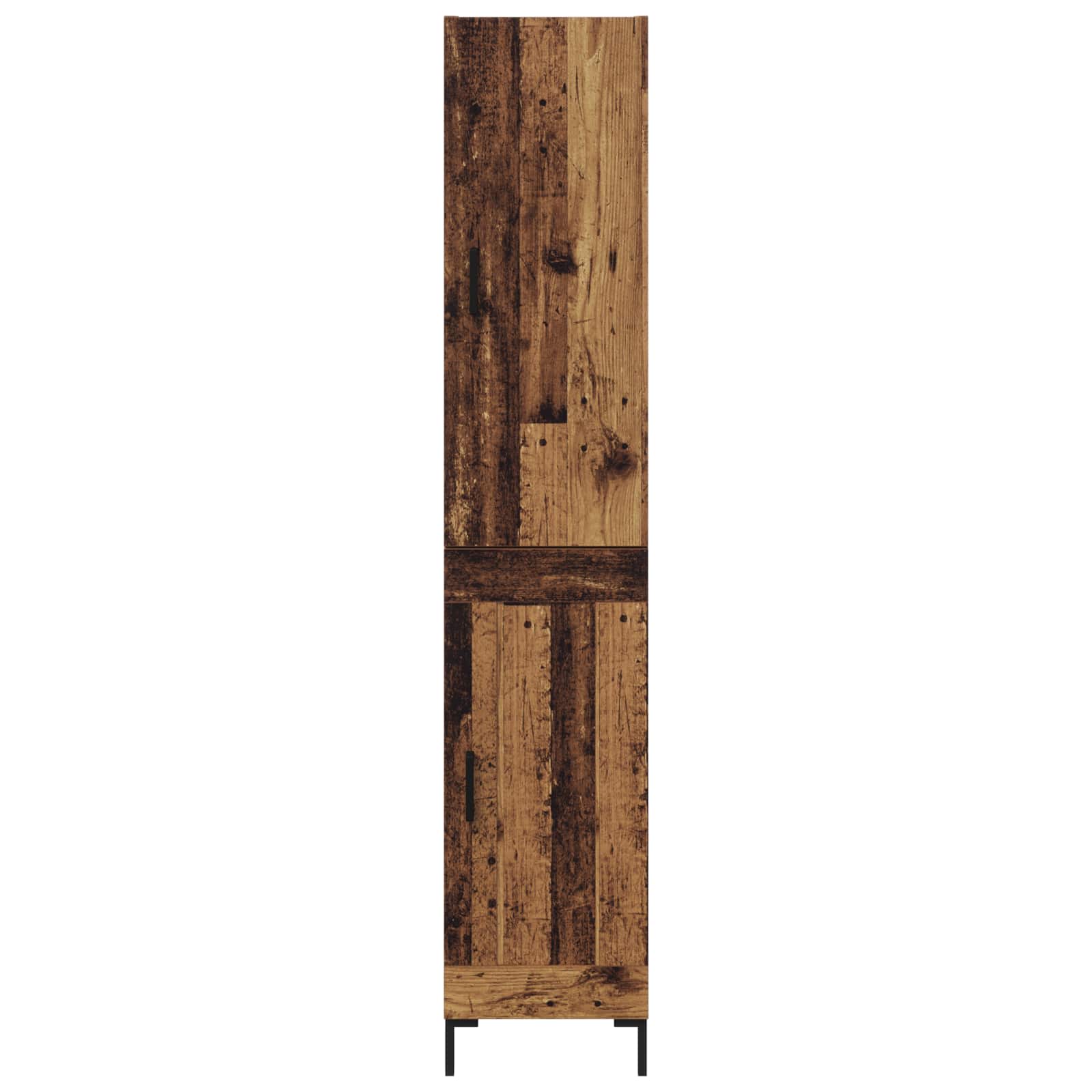 Aparador alto Madera envejecida 69,5 x 34 x 180 cm
