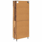 Aparador alto Madera envejecida 69,5 x 34 x 180 cm