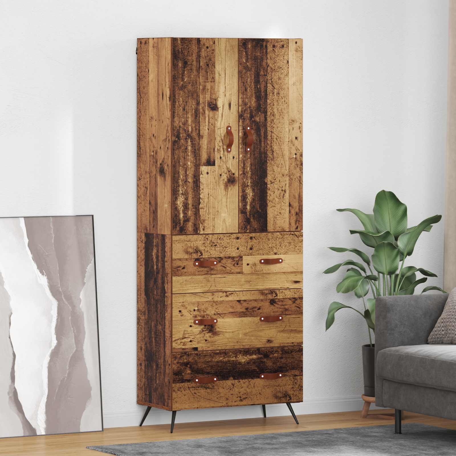 Alacena Madera Vieja 69,5 x 34 x 180 cm Madera contrachapada