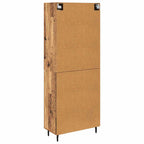 Aparador alto 2 pcs Madera envejecida