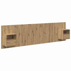 Cabecero con Mueble 3 pcs Roble artesanal Madera de ingeniería