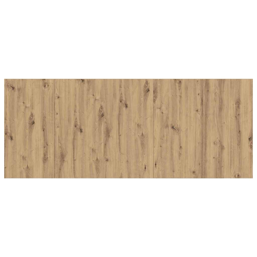 Cabecero con Mueble 3 pcs Roble artesanal Madera de ingeniería
