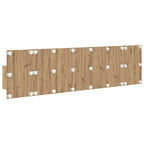 Cabecero con Mueble 3 pcs Roble artesanal Madera de ingeniería