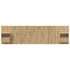 Cabecero con Mueble 3 pcs Roble artesanal Madera de ingeniería