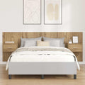 Cabecero con Mueble 3 pcs Roble artesanal Madera de ingeniería