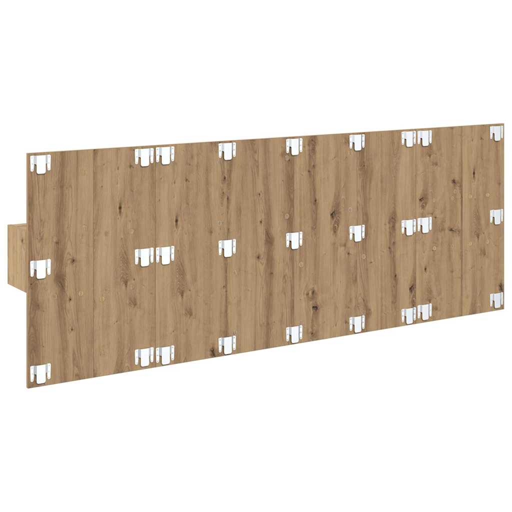 Cabecero con Mueble 3 pcs Roble artesanal Madera de ingeniería