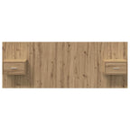 Cabecero con Mueble 3 pcs Roble artesanal Madera de ingeniería