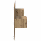 Cabecero con Mueble 3 pcs Roble artesanal Madera de ingeniería