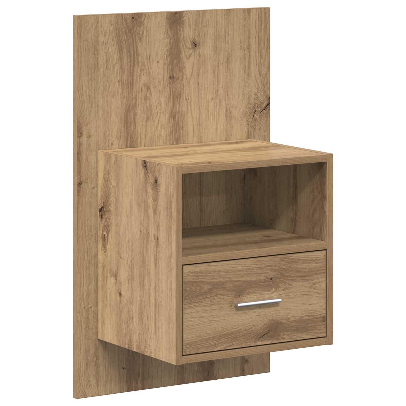 Cabecero con Mueble 3 pcs Roble artesanal Madera de ingeniería