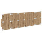 Cabecero con Mueble 3 pcs Roble artesanal Madera de ingeniería