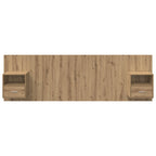 Cabecero con Mueble 3 pcs Roble artesanal Madera de ingeniería