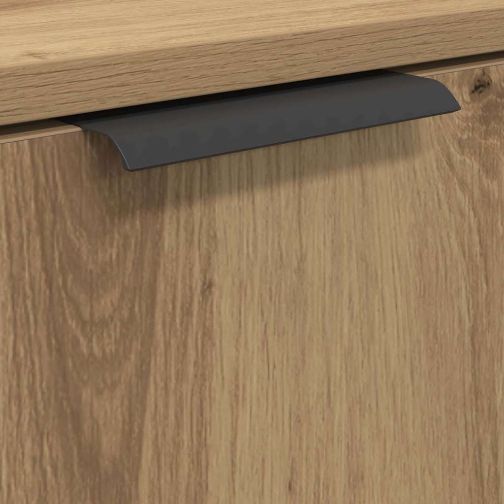 Juego de Muebles de Baño Roble artesanal Madera de ingeniería