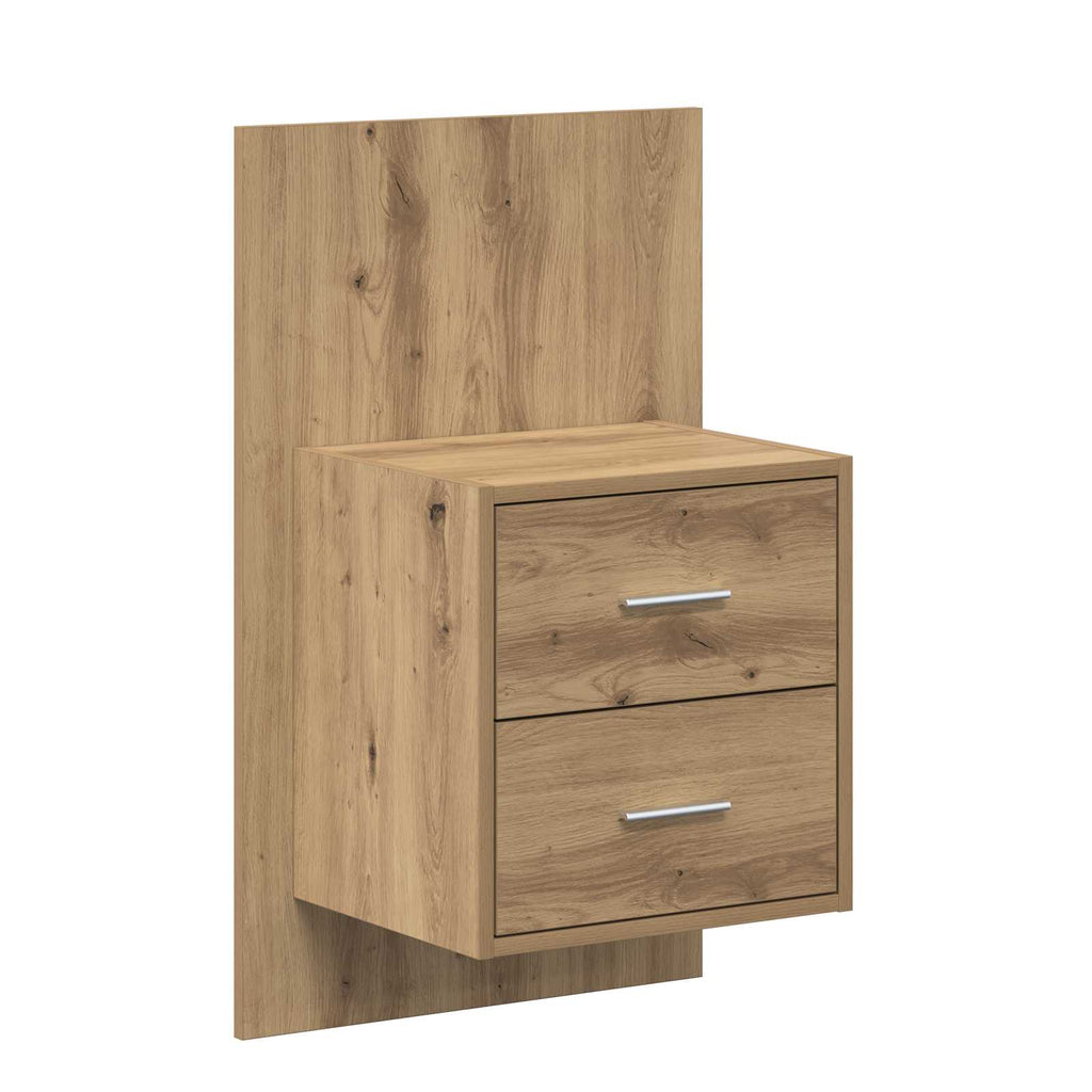Cabecero con Mueble 3 pcs Roble artesanal Madera de ingeniería