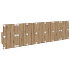 Cabecero con Mueble 3 pcs Roble artesanal Madera de ingeniería