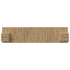 Cabecero con Mueble 3 pcs Roble artesanal Madera de ingeniería