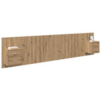 Cabecero con Mueble 3 pcs Roble artesanal Madera de ingeniería