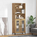 Aparador alto Roble artesanal 69,5 x 34 x 180 cm