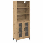 Aparador alto Roble artesanal 69,5 x 34 x 180 cm