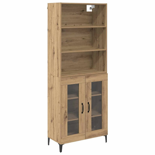 Aparador alto Roble artesanal 69,5 x 34 x 180 cm