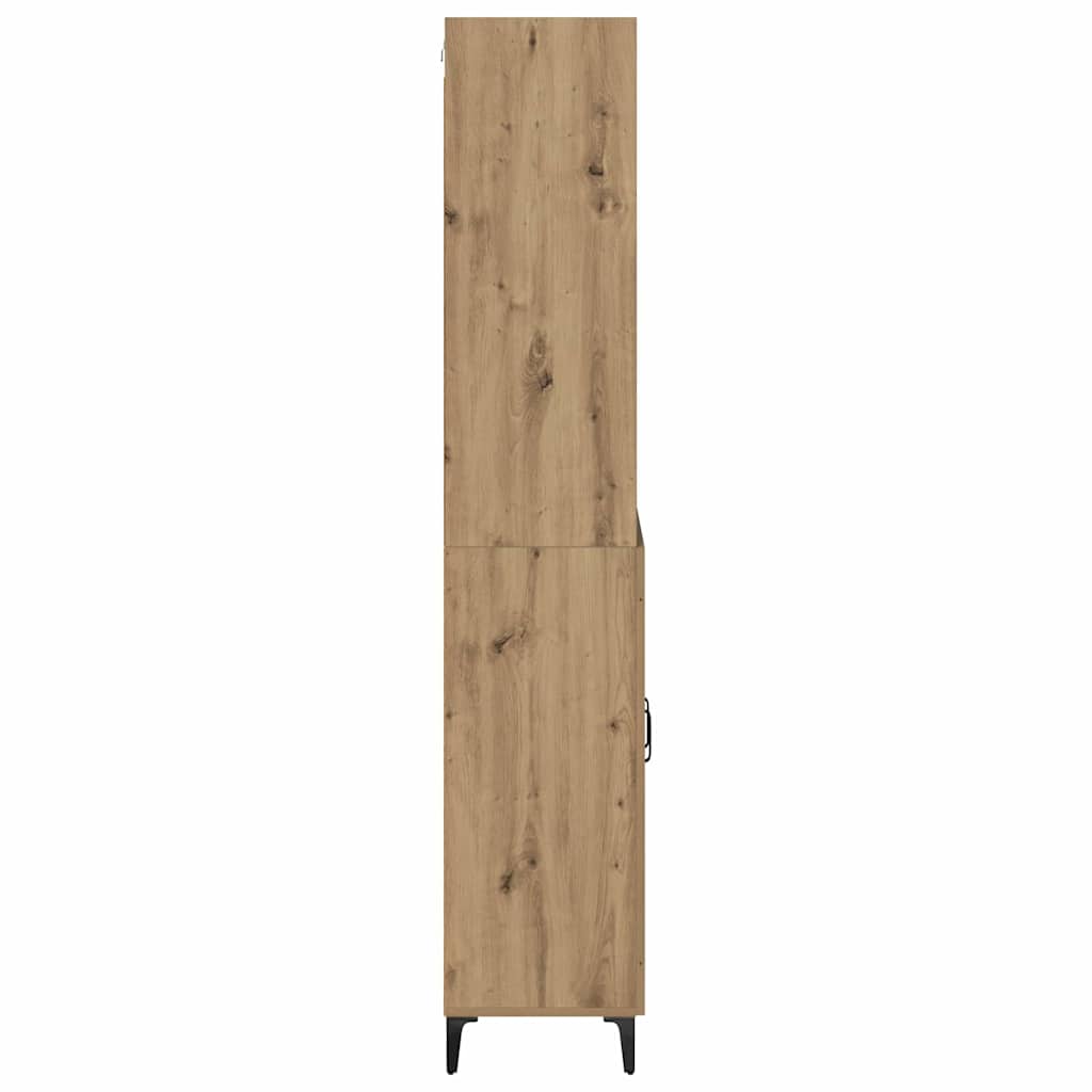 Aparador alto Roble artesanal 69,5 x 34 x 180 cm