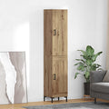 Aparador alto Roble artesanal 69,5 x 34 x 180 cm
