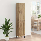 Aparador alto Roble artesanal 69,5 x 34 x 180 cm