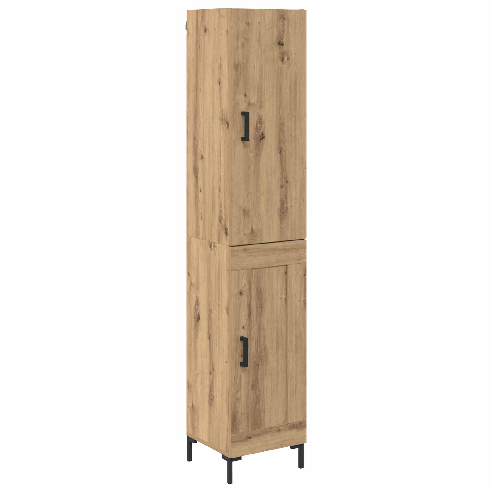 Aparador alto Roble artesanal 69,5 x 34 x 180 cm