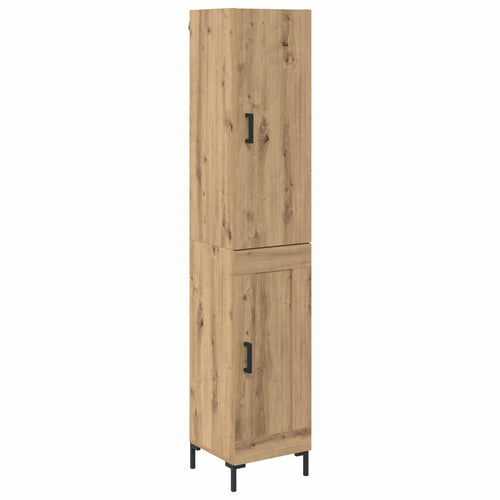 Aparador alto Roble artesanal 69,5 x 34 x 180 cm