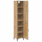 Aparador alto Roble artesanal 69,5 x 34 x 180 cm