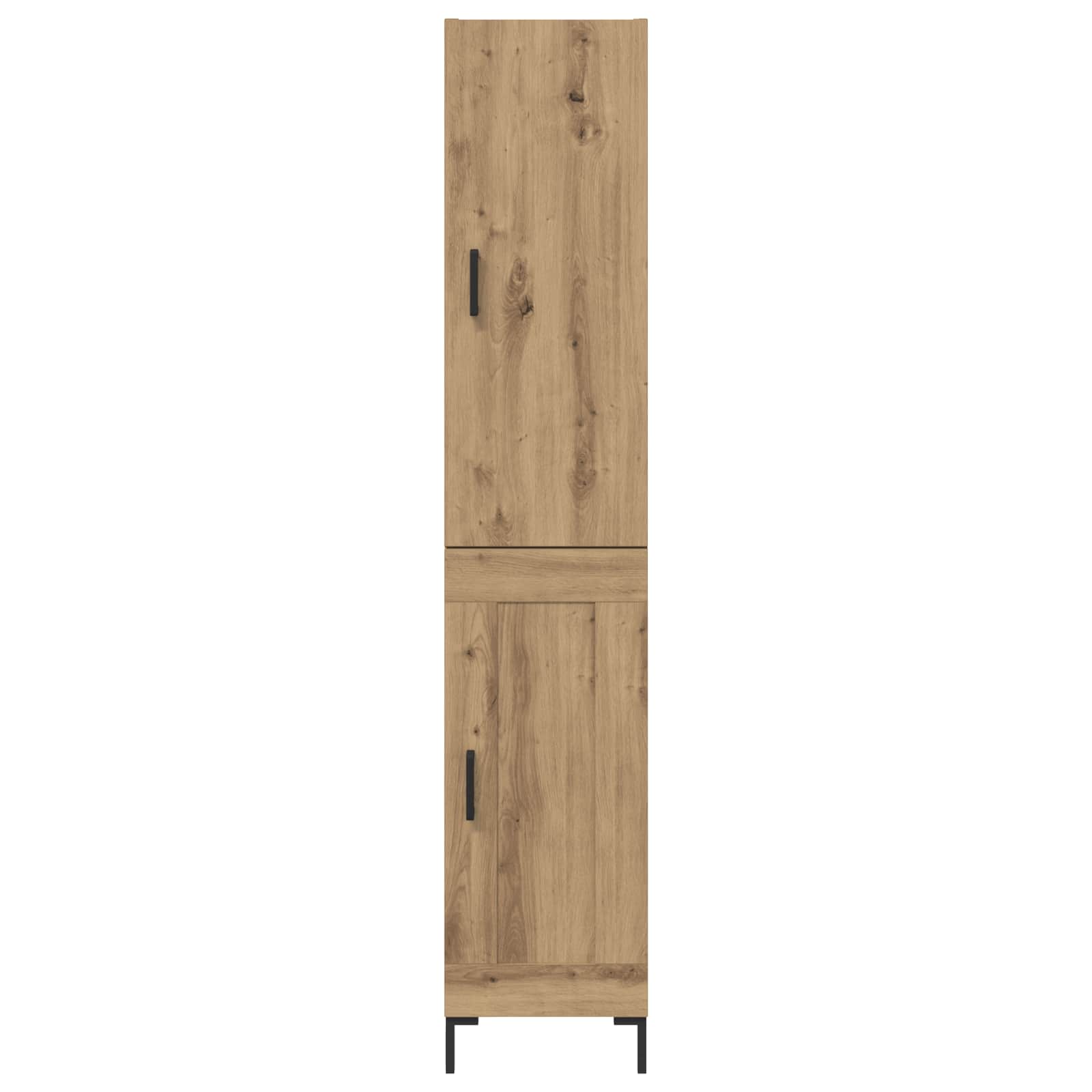 Aparador alto Roble artesanal 69,5 x 34 x 180 cm