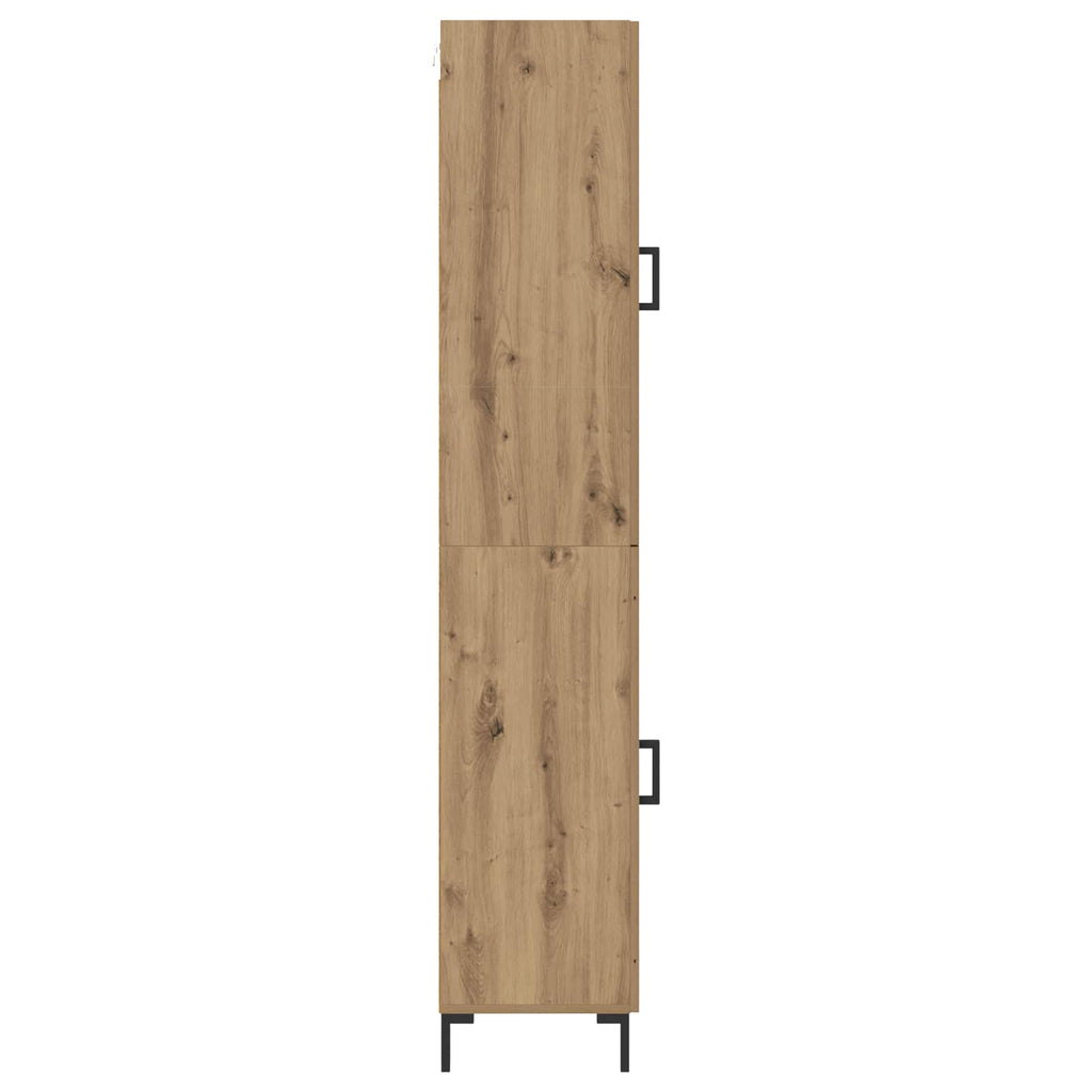 Aparador alto Roble artesanal 69,5 x 34 x 180 cm