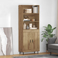 Aparador alto Roble artesanal 69,5 x 34 x 180 cm