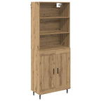 Aparador alto Roble artesanal 69,5 x 34 x 180 cm