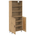 Aparador alto Roble artesanal 69,5 x 34 x 180 cm