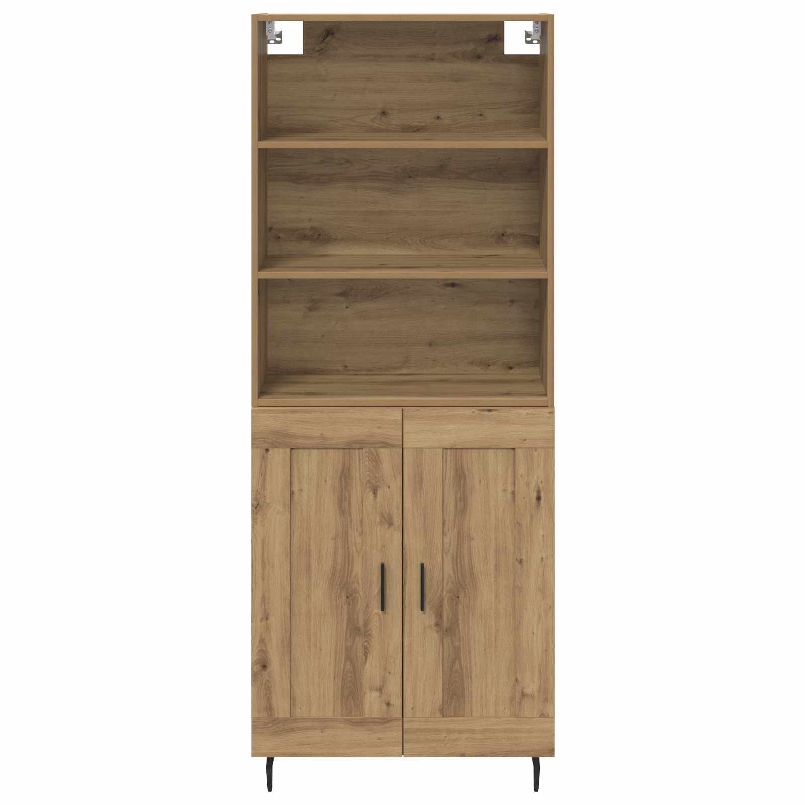 Aparador alto Roble artesanal 69,5 x 34 x 180 cm