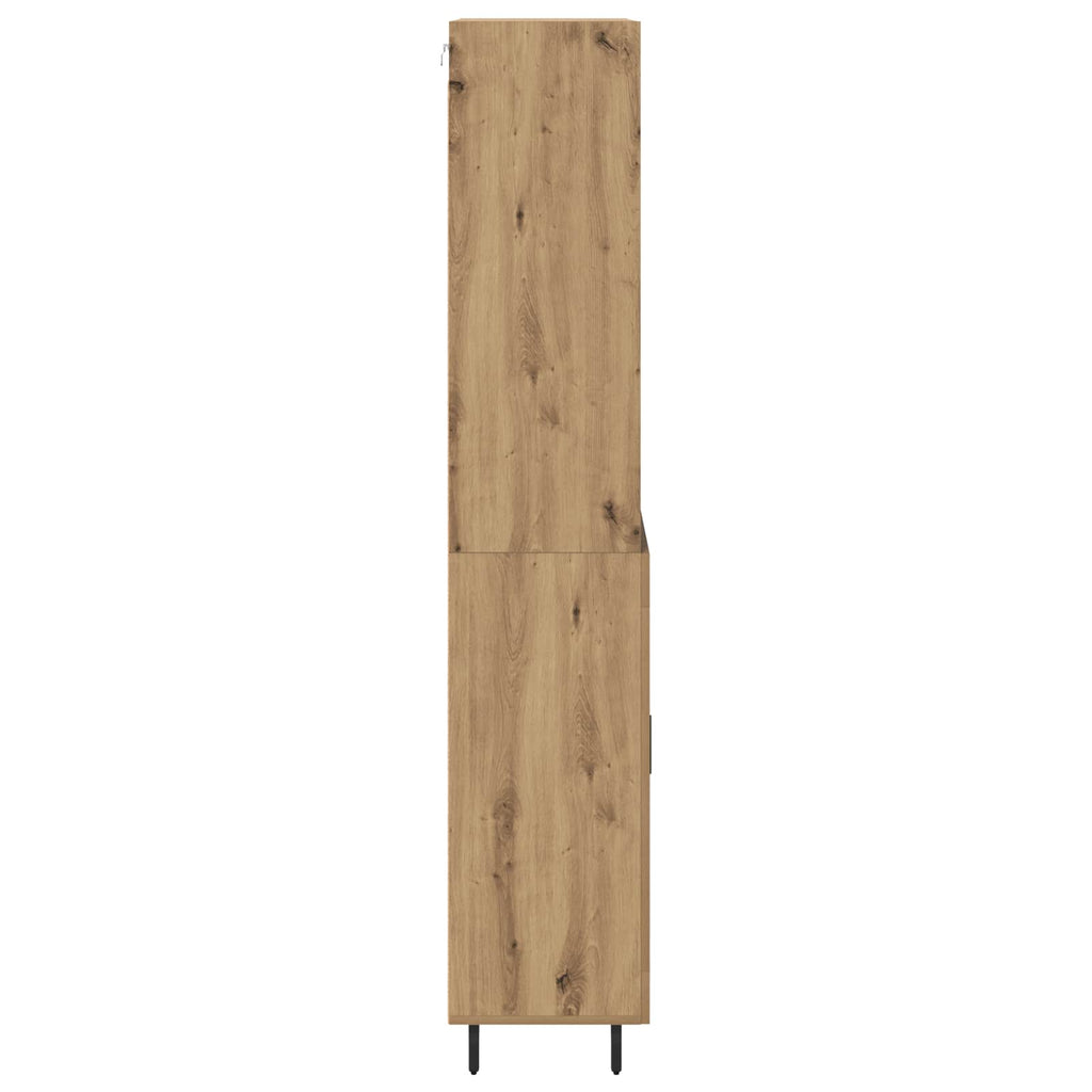 Aparador alto Roble artesanal 69,5 x 34 x 180 cm