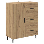 Aparador alto con cajón Roble artesanal 69,5 x 34 x 180 cm