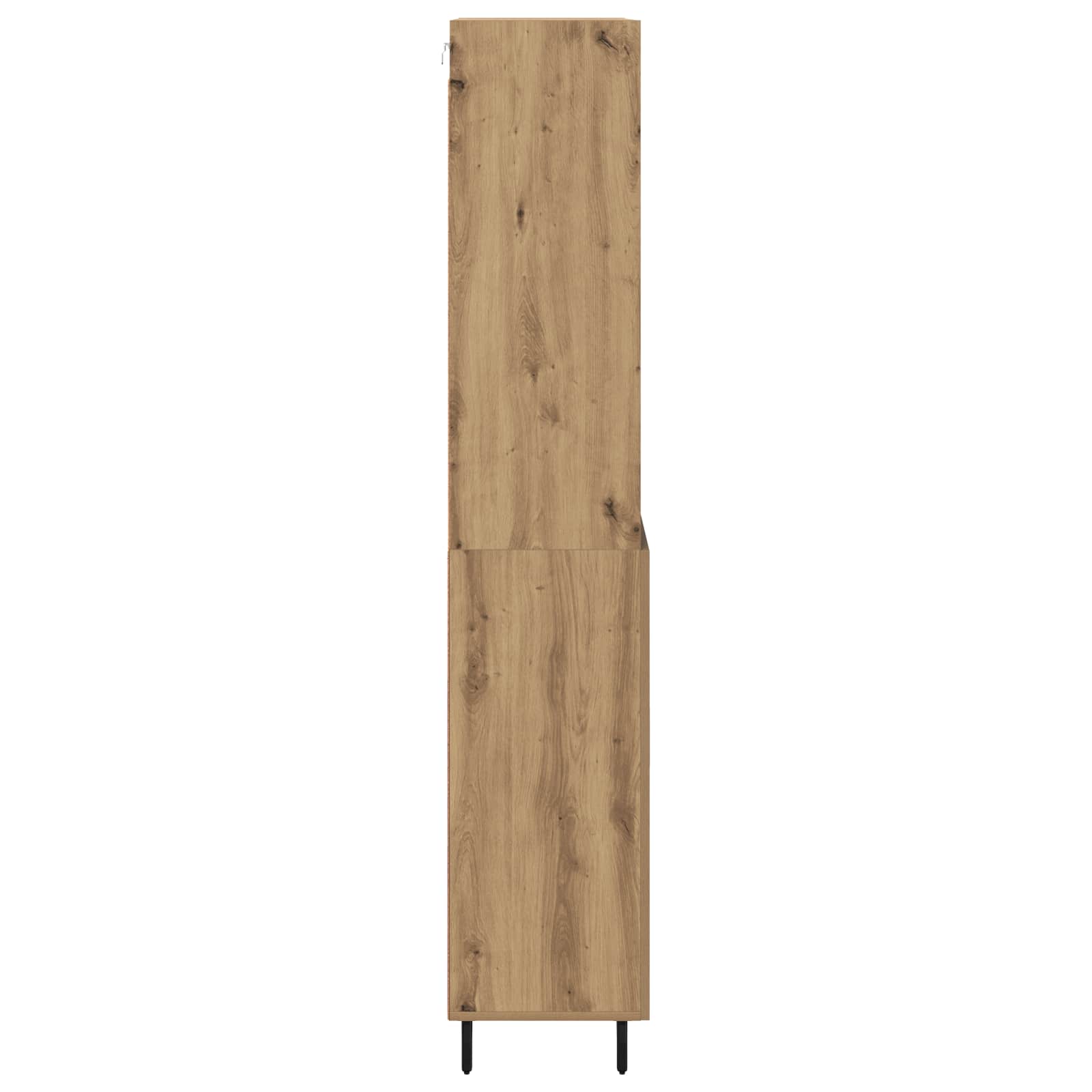 Aparador alto con cajón Roble artesanal 69,5 x 34 x 180 cm