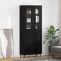 Aparador alto 2 pcs Madera envejecida