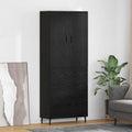 Aparador alto 2 pcs Madera envejecida
