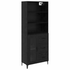 Aparador alto Roble Negro 69,5 x 34 x 180 cm